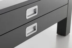 Salontafel Yadran 110cm Met 2 Lades - Grijs -Emob A8 Florian Detail 2 83 664 C0 85cc