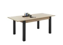 Verlengbare Eettafel Laifis 140/210cm - Zwart/oude Eik 7 Verlengbare Eettafel Laifis 140/210cm - Zwart/oude Eik -Emob A8 Lucas ET Fkt 83 025 V2 e237