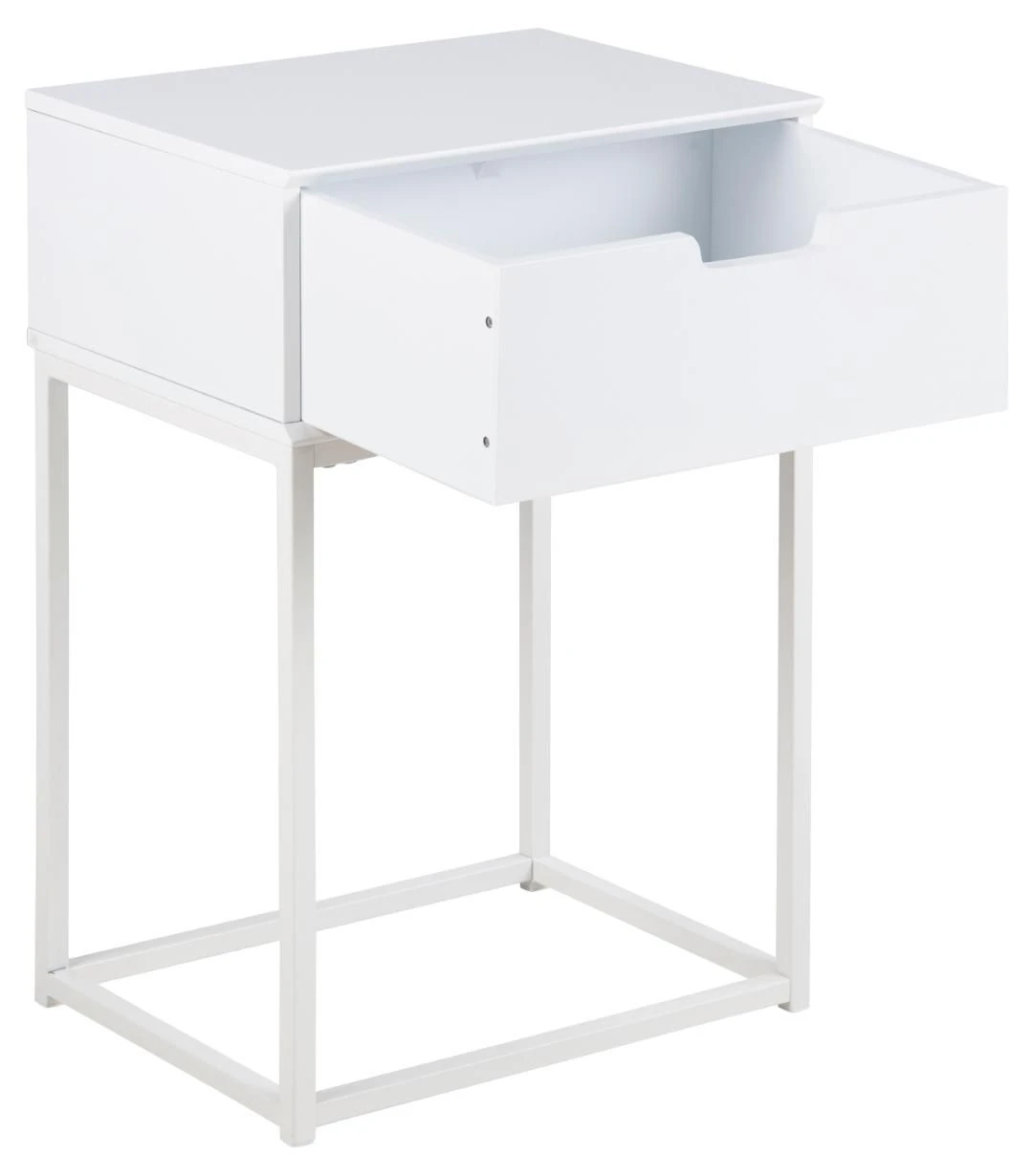 Nachtkastje Mistra 1 Lade - Wit 7 Nachtkastje Mistra 1 Lade - Wit - Afbeelding 7