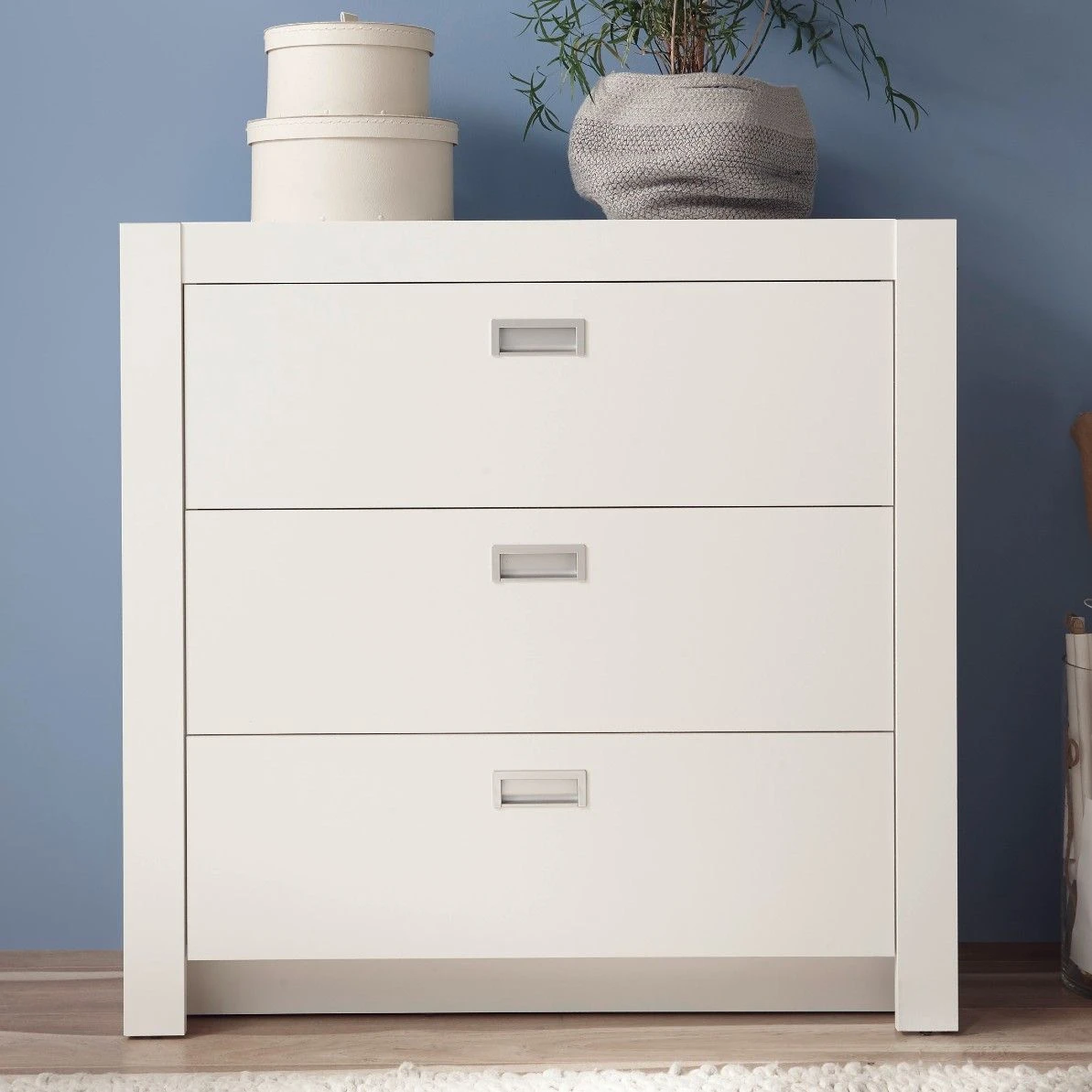 Commode Arkea 96cm Met 3 Lades - Wit 1 Commode Arkea 96cm Met 3 Lades - Wit