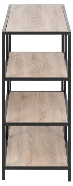 Rek Seaford Met 3 Zwevende Legplanken - Sonoma-eik/zwart -Emob B0147608 484A 48C0 9C4B 0C6028EDB16F a862