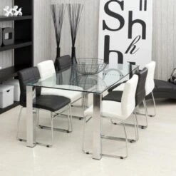 Eettafel Kenji 180x90 - Grijs