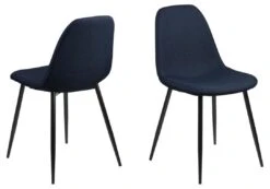 Eetkamerstoel Wilhelm - Donkerblauw/zwart -Emob B4CB2CB9 5E7C 4F13 B662 101791866782 3293