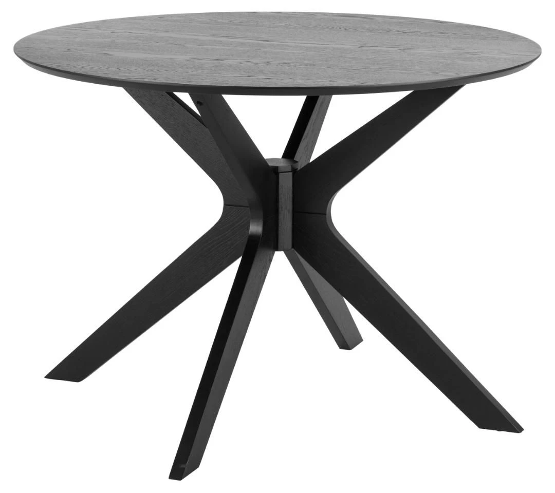 Eettafel Laurence ø105cm - Zwart 1 Eettafel Laurence ø105cm - Zwart