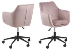 Bureaustoel Noria - Lichtroze -Emob B927F483 832A 4A56 AB00 1A9C9BBBD68C 58d7
