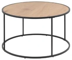Salontafel Dover Ø80 - Zwart/wilde Eik -Emob BB5E762A 2C99 4869 8BD5 CC27A69B3722 2277