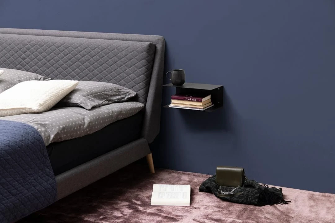 Wandplank Jolie 2 Legplanken - Zwart 3 Wandplank Jolie 2 Legplanken - Zwart - Afbeelding 3