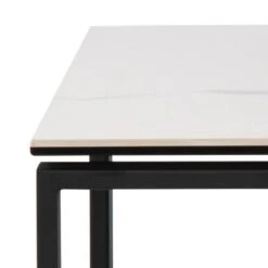 Set Van 3 Bijzettafels Nicola Keramiek - Wit/zwart -Emob C38098E8 F8BB 4758 87F3 C72969B5BBF3 44d2