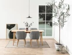 Armstoel Hermeline - Lichtgrijs/eik 17 Armstoel Hermeline - Lichtgrijs/eik -Emob CB0C6228 63D0 4D82 AF1B 5A5E524FF059 1 60ed