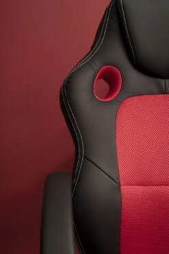 Gamestoel Dizzy - Zwart/rood -Emob CHAISE RG AMB02 741d