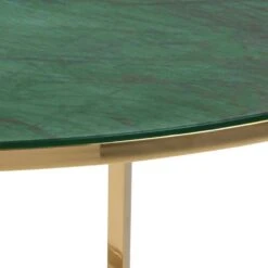 Salontafel Alisma ø80cm - Groen Marmer/ Goud -Emob D1BEEDA3 22C9 4C58 834D D005A536D22A d969