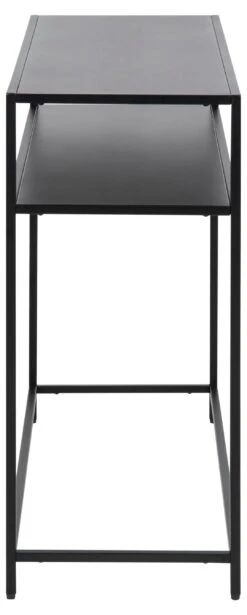 Sidetable Nebas 100cm 1 Legplank - Mat Zwart -Emob D264BA99 279A 4C55 8DC0 D0CACC76FB90 d36e