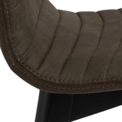 Stijlvolle Armosa Eetkamerstoel: Preston Antraciet, Zwart Eiken Onderstel -Emob D2A64164 0FB1 46B6 989F 2E0579815035 c1ee