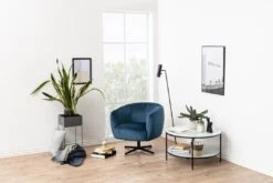 Salontafel Alisma ø80cm, 1 Legplank - Wit Marmer/ Zwart 14 Salontafel Alisma ø80cm, 1 Legplank - Wit Marmer/ Zwart -Emob DB73C65D 5EE1 4034 842D 8371ED7E6E33 9df6