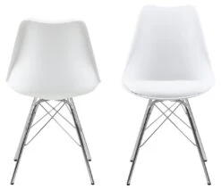 Kuipstoel Irma - Wit/chroom -Emob DC4E6EF9 DCD5 46C0 8364 2684222A7AAE b754