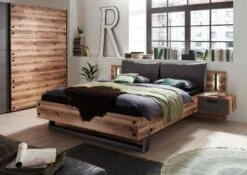 Kledingkast Kalas 270cm Met 2 Schuifdeuren - Grijs/bruin -Emob Dover Bett o PP 22 091 X7 4888