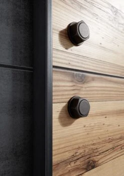 Kledingkast Kalas 270cm Met 2 Schuifdeuren - Grijs/bruin -Emob Dover KS Detail 2 58 091 X7 684e