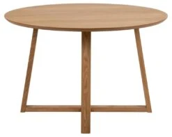 Eettafel Malika Ø120 Cm - Eikenfineer -Emob E4DE0F96 3916 4D9E A1DF BDF55A9F6C77 d679