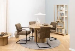 Sledestoel Adinda Met Armleuning - Bruin/zwart -Emob E8A48F10 0628 49BF 900C 585B1A5ADEB4 161b