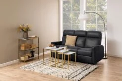 Sidetable Alisma 70x30cm 1 Legplank - Wit Marmer/ Goud -Emob EAE3E022 AB5B 4D16 B88A 52F60DD866BF 5164