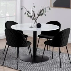 Salontafel Tarro ø110cm - Zwart
