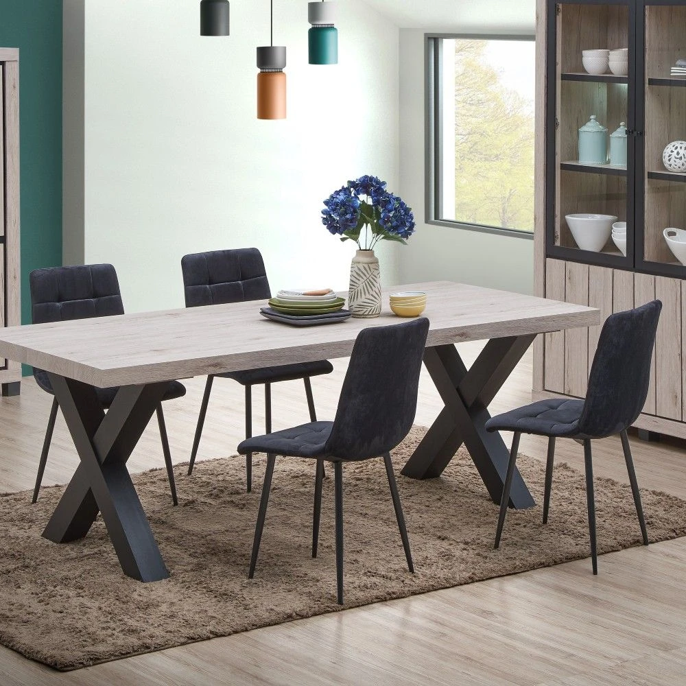 Eetkamerstoel Elke - Grijs 1 Eetkamerstoel Elke - Grijs