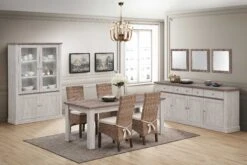 Verlengbare Eettafel Elayza 170/190cm - Grijze Eik -Emob Eline eetplaats cbc7