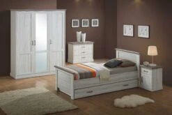 Bed Emily 90x200 Cm - Eik Lichtgrijs 7 Bed Emily 90x200 Cm - Eik Lichtgrijs -Emob Ella 3d kamer 93b0