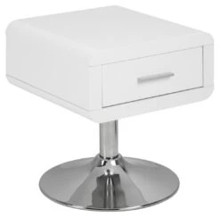 Nachtkastje Colar 40x40cm, 1 Lade - Wit -Emob F104099F 68D7 4C19 A780 E412E1F7AAAF 80dc