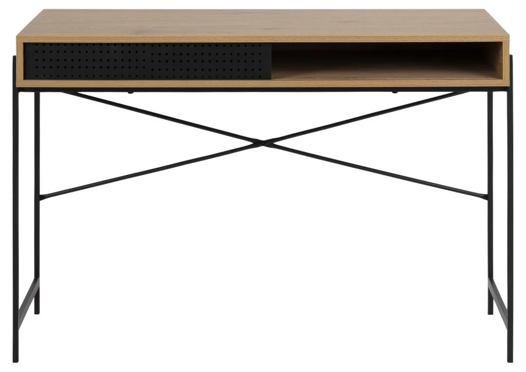 Bureau Angèle 110cm 1 Deur - Wilde Eik 7 Bureau Angèle 110cm 1 Deur - Wilde Eik - Afbeelding 7