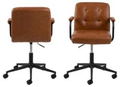 Bureaustoel Cosmo Met Wieltjes - Bruin/zwart 14 Bureaustoel Cosmo Met Wieltjes - Bruin/zwart -Emob F5ADEAEA 4DDE 42C9 921D 3A0BA57D6869 ccbd