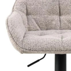 Verstelbare Barstoel Brooke - Beige/zwart -Emob FD24C5AF CE24 4BFE 9744 C63556565101 a764