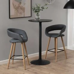 Bartafel Ibiza Ø60 - Zwart