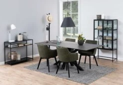 Vitrinekast Dover 150cm 2 Deuren - Zwart 17 Vitrinekast Dover 150cm 2 Deuren - Zwart -Emob H000020550 10 484e