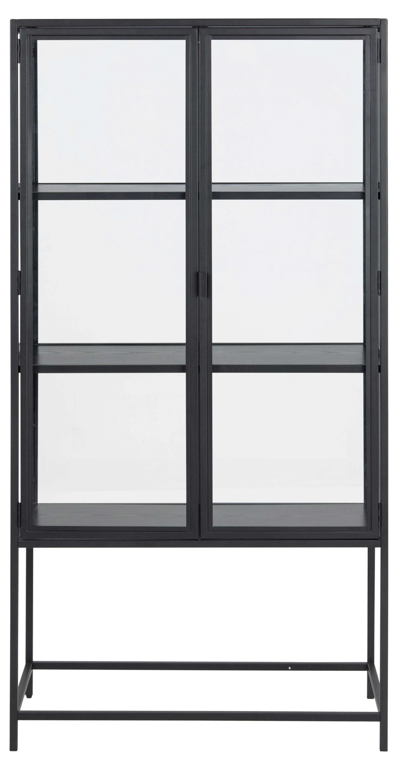 Vitrinekast Dover 150cm 2 Deuren - Zwart 7 Vitrinekast Dover 150cm 2 Deuren - Zwart - Afbeelding 7