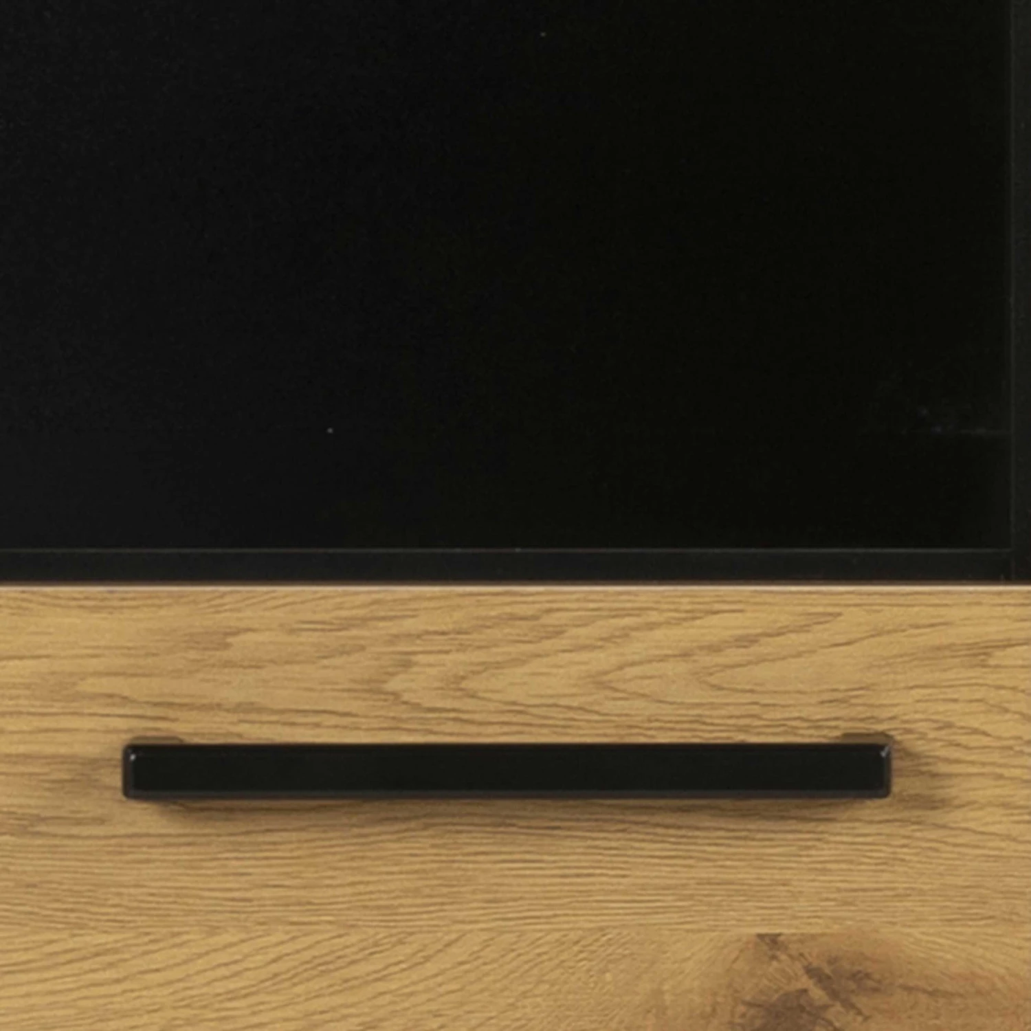 Buffetkast Manon 120cm - Eik/zwart 4 Buffetkast Manon 120cm - Eik/zwart - Afbeelding 4