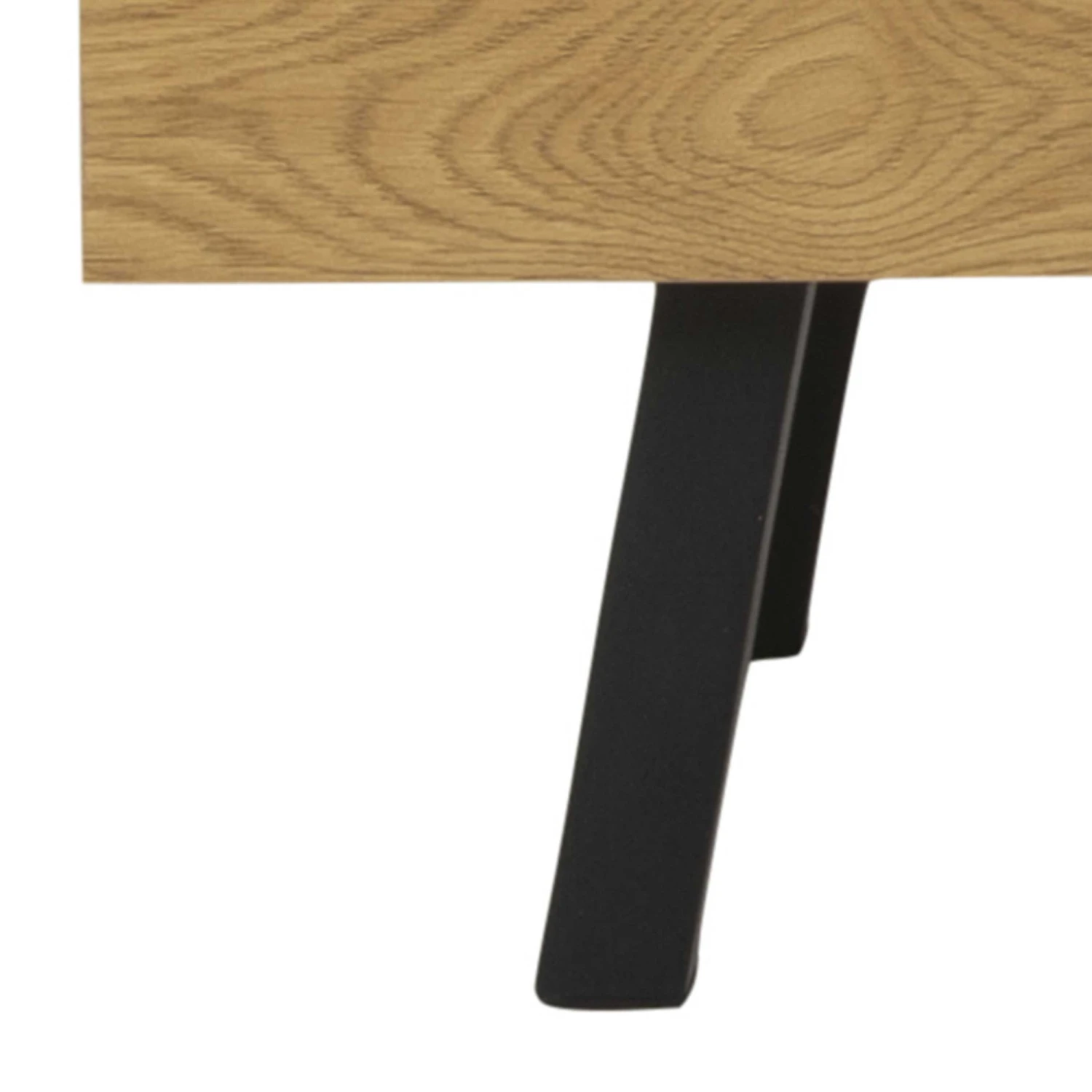 Buffetkast Manon 120cm - Eik/zwart 2 Buffetkast Manon 120cm - Eik/zwart - Afbeelding 2