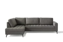 Hoekbank Manetto Links - Antraciet -Emob Mantova 2 71df