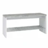 Bank Tillio 81cm, 1 Rek - Chroom/beton Decor