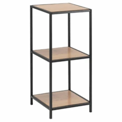 Rek Dover 37cm, 2 Legplanken - Zwart/wilde Eik -Emob Ontwerp zonder titel 19 e912