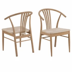 I_York Fauteuil: Off White Papieren Vlechten En Eikenhout -Emob Ontwerp zonder titel 22 2b75