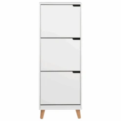 Schoenenkast Mistra 47cm, 3 Deuren - Wit