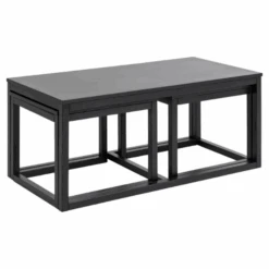 Set Van 3 Salontafels Cornius - Zwart
