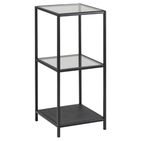 Rek Dover 37cm, 2 Legplanken - Zwart 1 Rek Dover 37cm, 2 Legplanken - Zwart