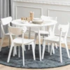 Eettafel Rover Ø105 Cm - Wit