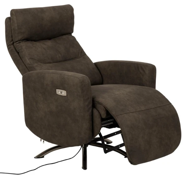 Kamares Relaxfauteuil Antraciet 96 - Gemotoriseerd Met USB". 4 Kamares Relaxfauteuil Antraciet 96 - Gemotoriseerd Met USB". - Afbeelding 4