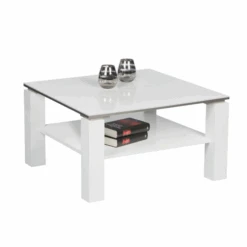 Salontafel Barbry 75x75cm - Wit