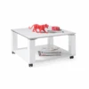 Salontafel Barbry 76x76 Cm - Wit