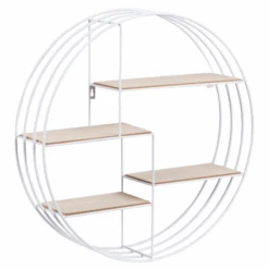 Wandrek Bas Ø45cm - Wit