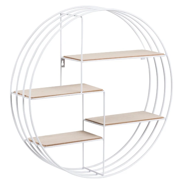 Wandrek Bas Ø45cm - Wit 1 Wandrek Bas Ø45cm - Wit